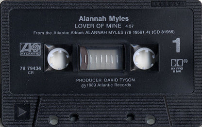 Alannah Myles – Lover Of Mine B/W Kick Start My Heart (Used cassette)