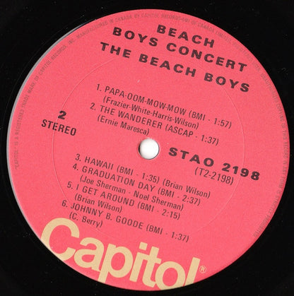 The Beach Boys – Beach Boys Concert (Used vinyl)