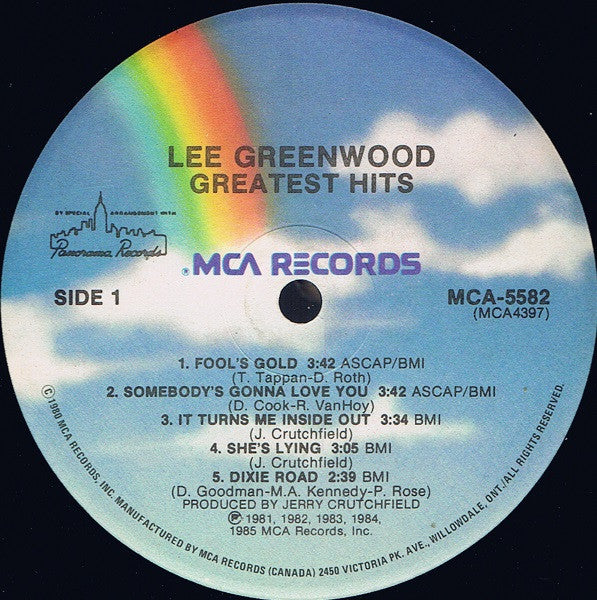 Lee Greenwood – Greatest Hits (Used vinyl)