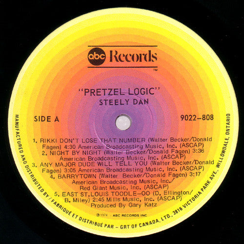 Steely Dan – Pretzel Logic (Used vinyl)