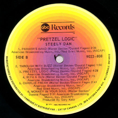 Steely Dan – Pretzel Logic (Used vinyl)