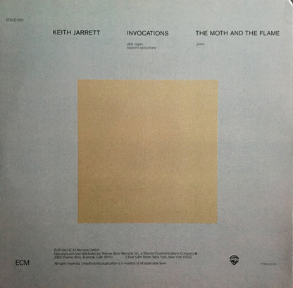 Keith Jarrett – Invocations / The Moth And The Flame (Used vinyl)