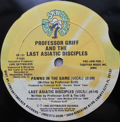 Professor Griff And The Last Asiatic Disciples – Pawns In The Game (Used vinyl)