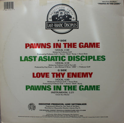 Professor Griff And The Last Asiatic Disciples – Pawns In The Game (Used vinyl)