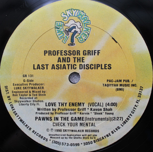 Professor Griff And The Last Asiatic Disciples – Pawns In The Game (Used vinyl)