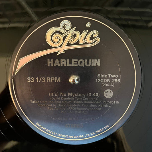 Harlequin – No Mystery (Used vinyl)