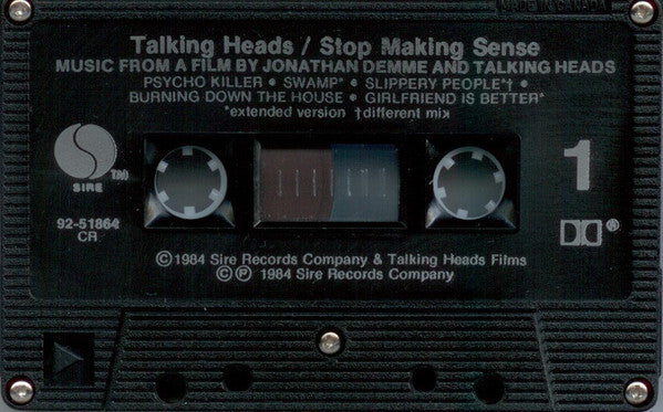 Talking Heads – Stop Making Sense (Used cassette)