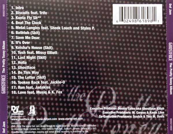 Ghostface – The Pretty Toney Album (Used vinyl)