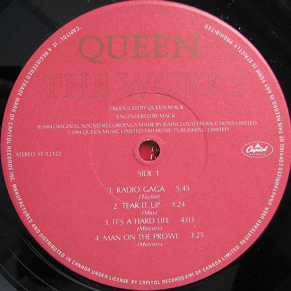 Queen – The Works (Used vinyl)