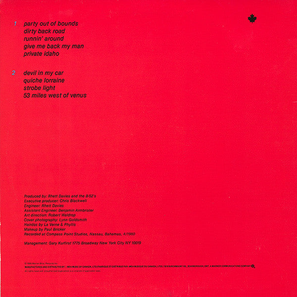 The B-52's – Wild Planet (Used vinyl)