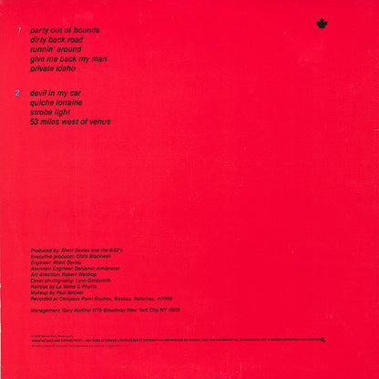 The B-52's – Wild Planet (Used vinyl)