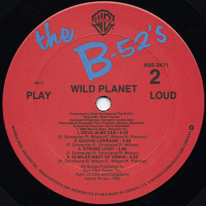 The B-52's – Wild Planet (Used vinyl)