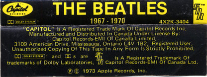 The Beatles – 1967-1970 (Used cassette)