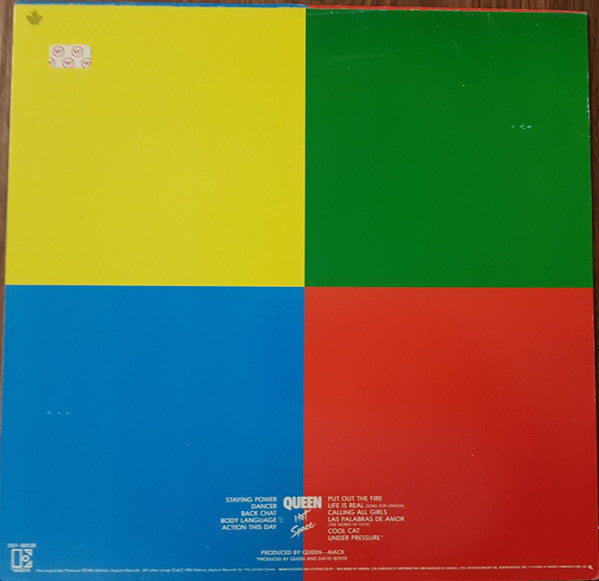 Queen – Hot Space (Used vinyl)
