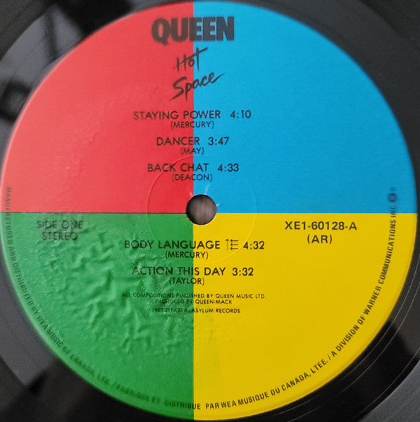 Queen – Hot Space (Used vinyl)