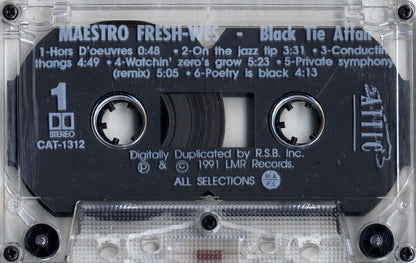 Maestro Fresh-Wes – The Black Tie Affair (Used cassette)