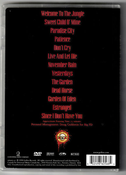 Guns N' Roses – Welcome To The Videos (Used DVD)