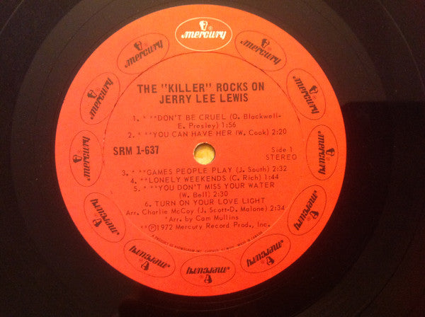Jerry Lee Lewis – The "Killer" Rocks On (Used vinyl)