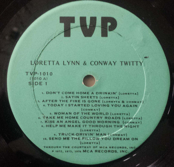 Loretta & Conway – Sing The Great Country Hits (Used vinyl)