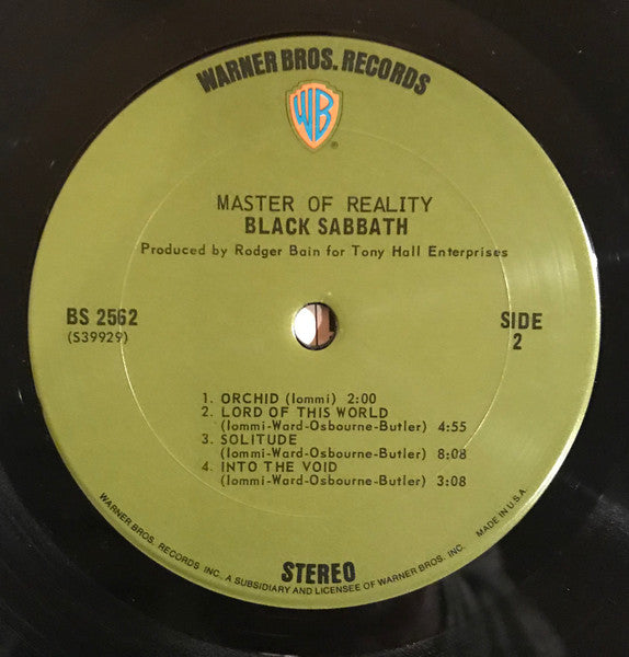 Black Sabbath – Master Of Reality (Used vinyl)