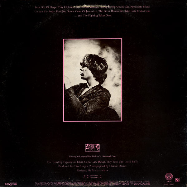 The Teardrop Explodes – Wilder (Used vinyl) (Vertigo pressing)