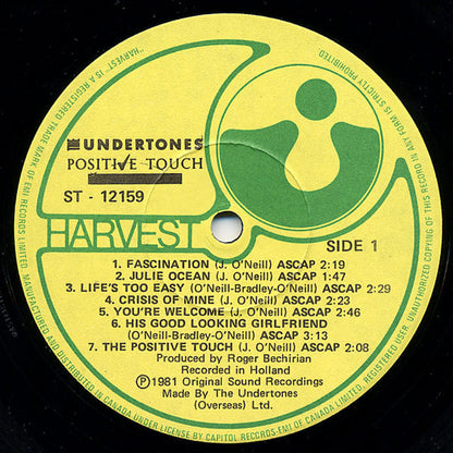 The Undertones – Positive Touch (Used vinyl)