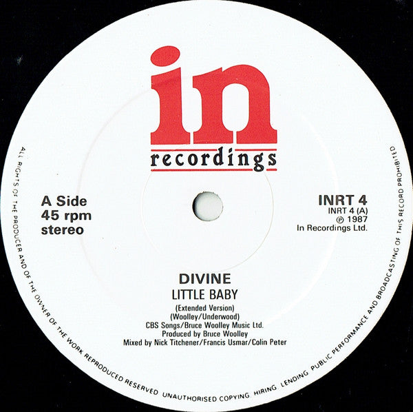 Divine – Little Baby (Used vinyl)