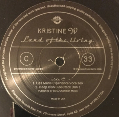 Kristine W – Land Of The Living (Used vinyl)