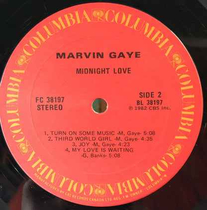 Marvin Gaye – Midnight Love (Used vinyl)