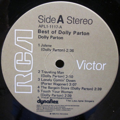 Dolly Parton – Best Of Dolly Parton (Used vinyl)