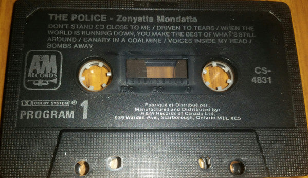 The Police – Zenyatta Mondatta (Used cassette)