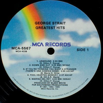 George Strait – Greatest Hits (Used vinyl)