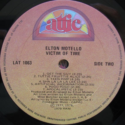 Elton Motello – Victim Of Time (Used vinyl)
