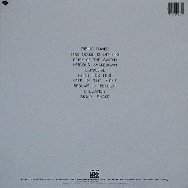 AC/DC – Flick Of The Switch (Used vinyl)