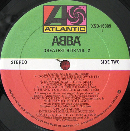 ABBA – Greatest Hits Vol. 2 (Used vinyl)