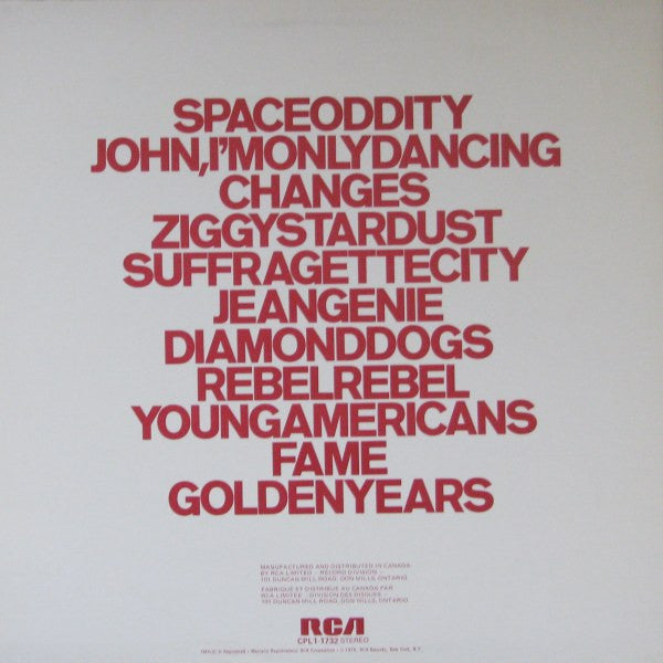 David Bowie – ChangesOneBowie (Used vinyl)