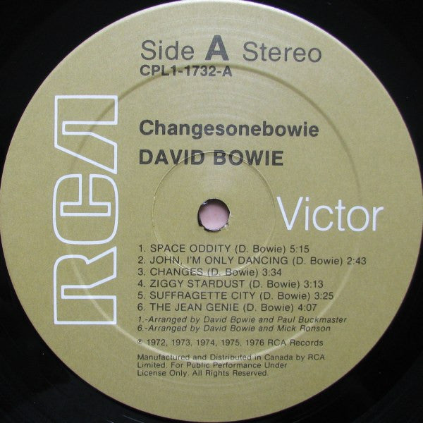 David Bowie – ChangesOneBowie (Used vinyl)