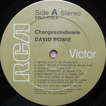 David Bowie – ChangesOneBowie (Used vinyl)