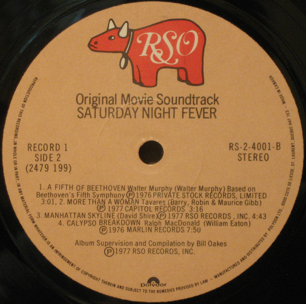 Various – Saturday Night Fever (The Original Movie Sound Track) (Used vinyl)