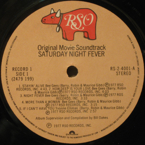 Various – Saturday Night Fever (The Original Movie Sound Track) (Used vinyl)