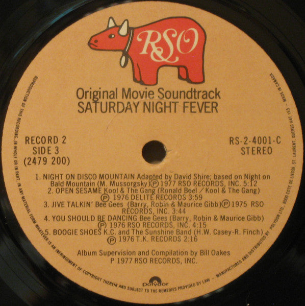 Various – Saturday Night Fever (The Original Movie Sound Track) (Used vinyl)