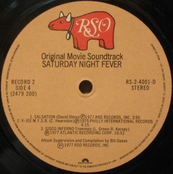 Various – Saturday Night Fever (The Original Movie Sound Track) (Used vinyl)