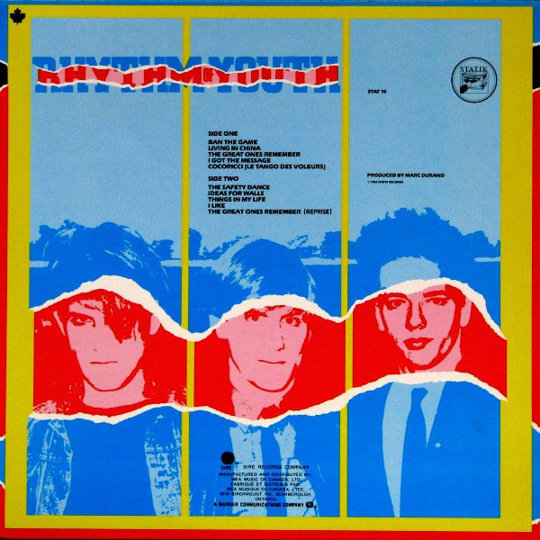Men Without Hats – Rhythm Of Youth (Used vinyl)