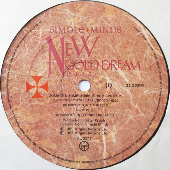 Simple Minds – New Gold Dream (81-82-83-84) (Used vinyl)