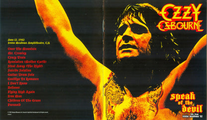 Ozzy Osbourne – Speak Of The Devil: Live From Irvine Meadows '82 (Used DVD)
