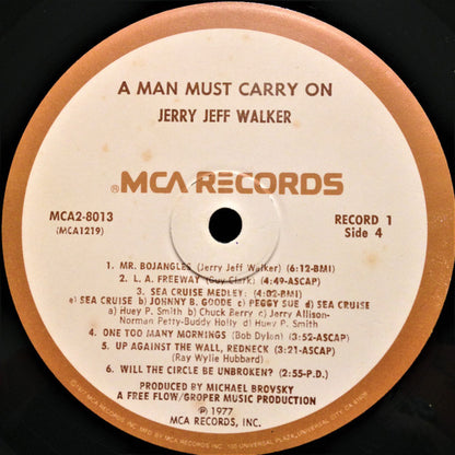 Jerry Jeff Walker – A Man Must Carry On (Used vinyl)