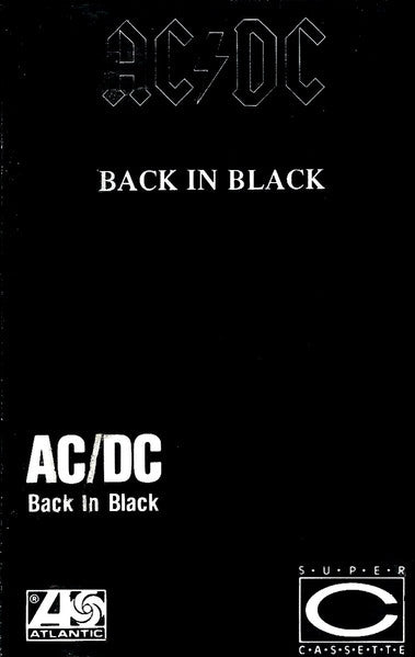 AC/DC – Back In Black (Used cassette)