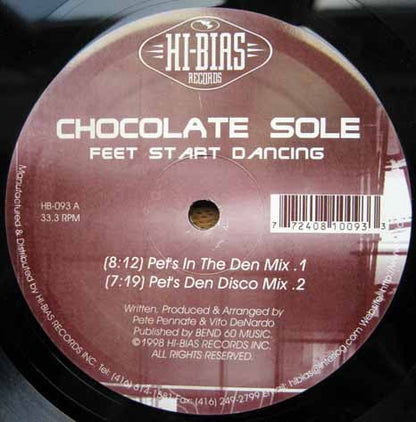 Chocolate Sole – Feet Start Dancing (Used vinyl)