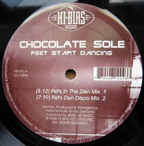 Chocolate Sole – Feet Start Dancing (Used vinyl)