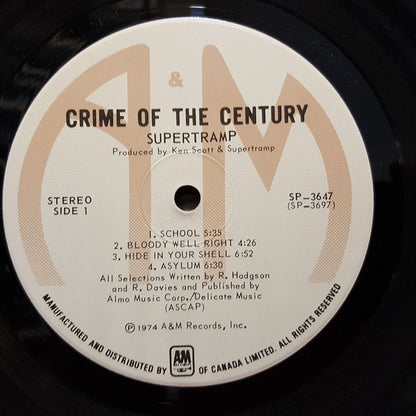 Supertramp – Crime Of The Century (Used vinyl)
